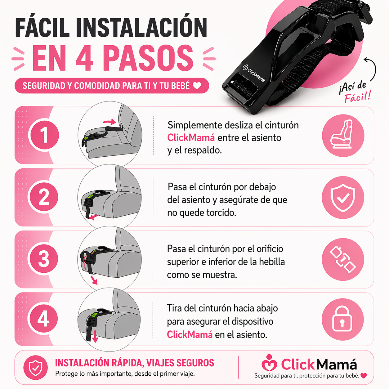 ClickMamá - Cinturón Seguridad